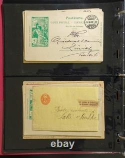 Album de collection de timbres de papeterie postale de Suisse ZAYIX