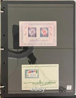 Album de collection de timbres des États-Unis : courrier aérien, express et feuille souvenir MNH ZAYIX