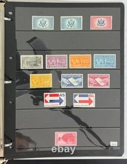 Album de collection de timbres des États-Unis : courrier aérien, express et feuille souvenir MNH ZAYIX