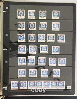 Album de collection de timbres des États-Unis : courrier aérien, express et feuille souvenir MNH ZAYIX