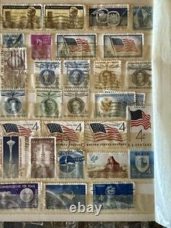 Album de collection de timbres du 20e siècle États-Unis, Canada et nations d'outre-mer Vol 1