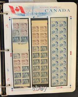 Album de collection de timbres du Canada, pages White Ace, mint MNH 1957-1972 ZAYIX