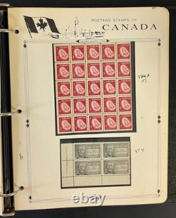 Album de collection de timbres du Canada, pages White Ace, mint MNH 1957-1972 ZAYIX