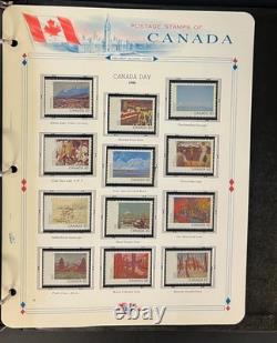 Album de collection de timbres du Canada, pages White Ace, neuf avec gomme d’origine (MNH), 1978-1985 ZAYIX