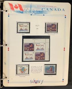 Album de collection de timbres du Canada, pages White Ace, neuf avec gomme d’origine (MNH), 1978-1985 ZAYIX