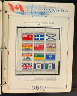 Album de collection de timbres du Canada, pages White Ace, neuf avec gomme d’origine (MNH), 1978-1985 ZAYIX