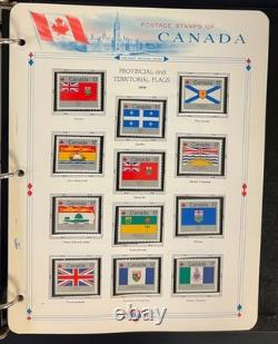 Album de collection de timbres du Canada, pages White Ace, neuf avec gomme d’origine (MNH), 1978-1985 ZAYIX