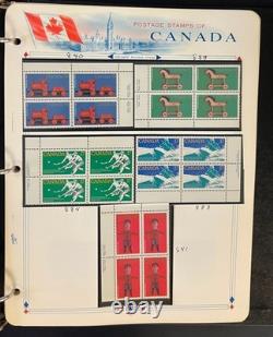 Album de collection de timbres du Canada, pages White Ace, neuf avec gomme d’origine (MNH), 1978-1985 ZAYIX