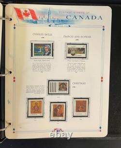 Album de collection de timbres du Canada, pages White Ace, timbres neufs sans charnière (MNH), 1982-1989 ZAYIX
