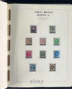 Album de collection de timbres du Commonwealth britannique et de l’Afrique George VI, neuf et oblitéré ZAYIX
