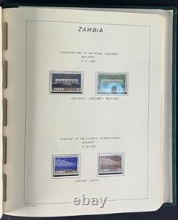 Album de collection de timbres du Commonwealth britannique et de l’Afrique George VI, neuf et oblitéré ZAYIX