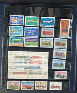 Album de collection de timbres du monde entier, des centaines de timbres neufs et oblitérés ZAYIX