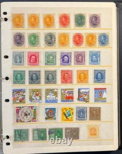 Album de collection de timbres du monde locaux, revenus, dos de livre, sceaux, neufs et oblitérés ZAYIX