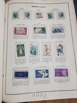 Album de collection de timbres en bloc et album de la Liberté et timbres en bloc de plaque