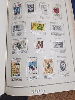 Album de collection de timbres en bloc et album de la Liberté et timbres en bloc de plaque