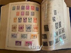 Album de collection de timbres internationaux N-P Scott Vintage des Pays-Bas contenant 656 timbres