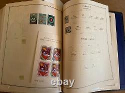 Album de collection de timbres internationaux N-P Scott Vintage des Pays-Bas contenant 656 timbres