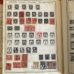 Album de collection de timbres non recherché