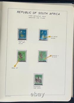 Album de collection de timbres spécialisé des variétés de défauts de plaque d’Afrique du Sud ZAYIX