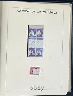 Album de collection de timbres spécialisé des variétés de défauts de plaque d’Afrique du Sud ZAYIX