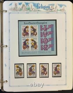 Album de collection de timbres thématiques sur les religions du monde entier MNH ZAYIX