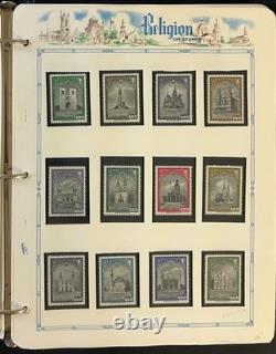 Album de collection de timbres thématiques sur les religions du monde entier MNH ZAYIX