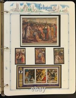 Album de collection de timbres thématiques sur les religions du monde entier MNH ZAYIX