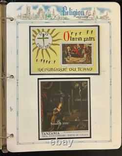 Album de collection de timbres thématiques sur les religions du monde entier MNH ZAYIX