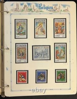 Album de collection de timbres thématiques sur les religions du monde entier MNH ZAYIX