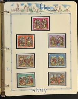 Album de collection de timbres thématiques sur les religions du monde entier MNH ZAYIX