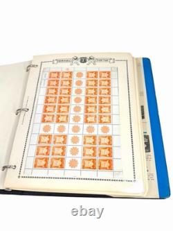 Album de collection de timbres vintage Israël 1959 Publications Minkus New York Ensemble rare