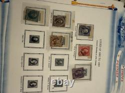 Album de collection de timbres vintage Livre de timbres anciens