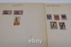 Album de collection de timbres vintage du monde entier-1 avec plus de 2 200 timbres, 143 pages