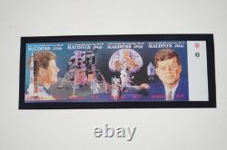 Album de collection spécialisé JFK du monde 1963 avec plus de 85 timbres et plus de 10 couvertures