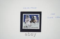 Album de collection spécialisé JFK du monde 1963 avec plus de 85 timbres et plus de 10 couvertures