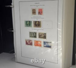 Album de départ de plus de 1200 timbres-poste hongrois, pages de collection, 1941-76, Europe, oblitérés