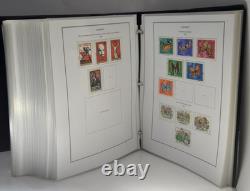 Album de départ de plus de 1200 timbres-poste hongrois, pages de collection, 1941-76, Europe, oblitérés