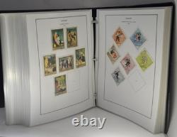 Album de départ de plus de 1200 timbres-poste hongrois, pages de collection, 1941-76, Europe, oblitérés