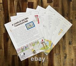 Album de luxe de la collection complète de timbres célébrant les Peanuts de l'US Postal Service
