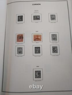 Album de timbres H. E. Harris CANADA & PROVINCES De nombreux timbres, y compris des années 1800