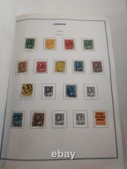 Album de timbres H. E. Harris CANADA & PROVINCES De nombreux timbres, y compris des années 1800