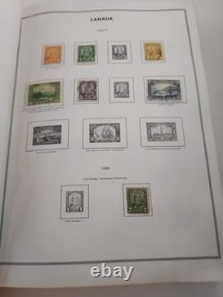 Album de timbres H. E. Harris CANADA & PROVINCES De nombreux timbres, y compris des années 1800