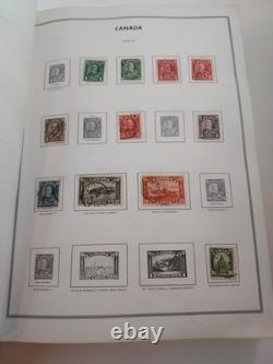Album de timbres H. E. Harris CANADA & PROVINCES De nombreux timbres, y compris des années 1800