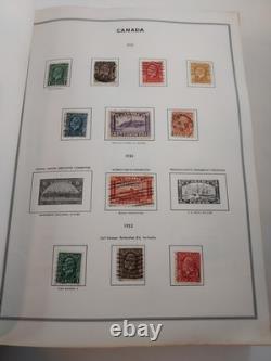 Album de timbres H. E. Harris CANADA & PROVINCES De nombreux timbres, y compris des années 1800