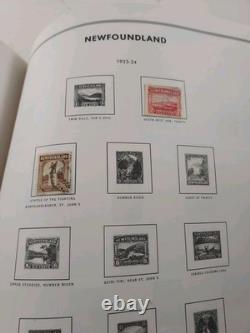 Album de timbres H. E. Harris CANADA & PROVINCES De nombreux timbres, y compris des années 1800