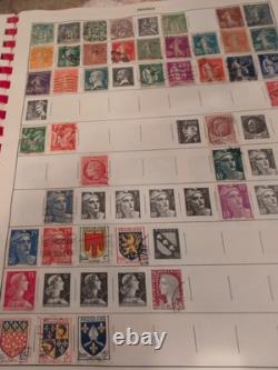 Album de timbres HE Harris vintage rempli de superbes exemplaires. Collection fascinante