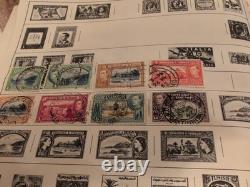 Album de timbres HE Harris vintage rempli de superbes exemplaires. Collection fascinante