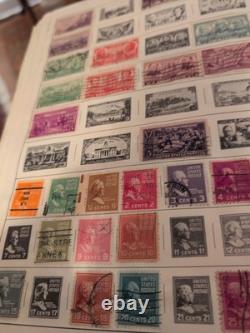 Album de timbres HE Harris vintage rempli de superbes exemplaires. Collection fascinante