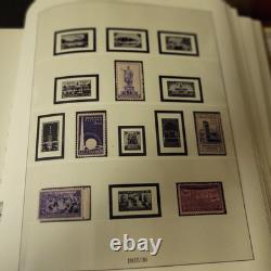 Album de timbres Linder avec timbres neufs et oblitérés sans charnière