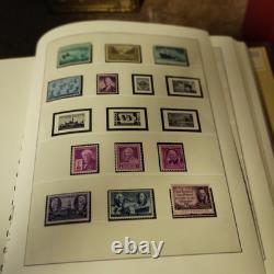 Album de timbres Linder avec timbres neufs et oblitérés sans charnière